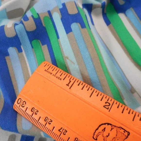 Dressbarn Womens Size 10 Sleeveless A-Line Dress Geometric Print - Picture 6 of 9